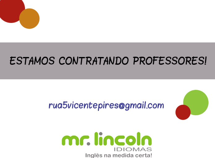 [Grupo Empregos em Brasília] INSTRUTOR DE INGLÊS – Vicente Pires-DF – 19/01/17