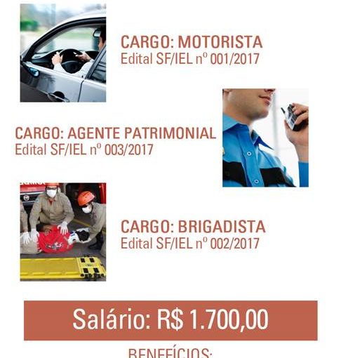 [Grupo Empregos em Brasília] Oportunidades Motorista, Brigadista e Agente Patrimonial 18/01/17