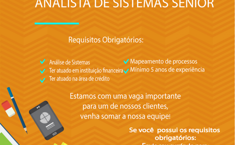 [Grupo Empregos em Brasília] Grande oportunidade para Analista de Sistemas- Mirante Tecnologia