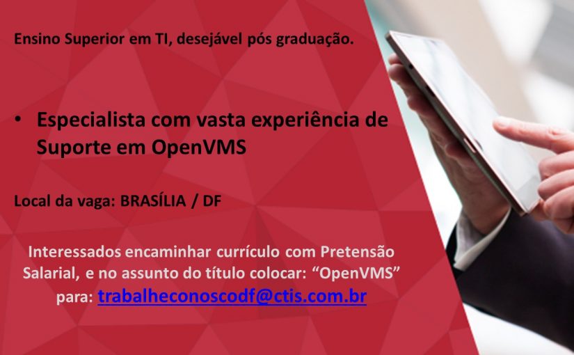 [ClubInfoBSB] Analista OpenVMS