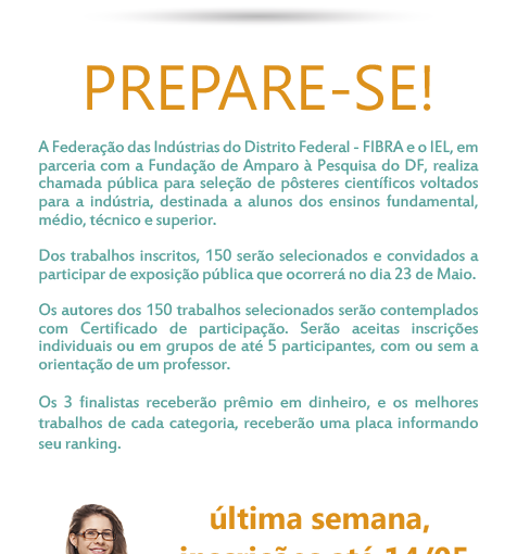 [Grupo Empregos em Brasília] 1º Amostra de Pôsteres IEL/DF