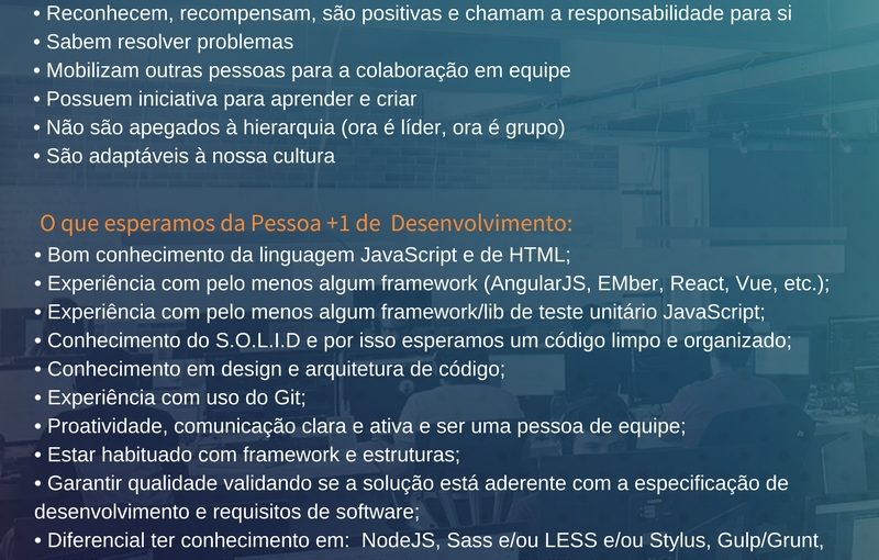 [ClubInfoBSB] Vaga – Desenvolvedor Javascript