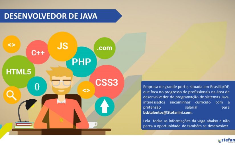 [Grupo Empregos em Brasília] Desenvolvedor de JAVA – 17/07/17