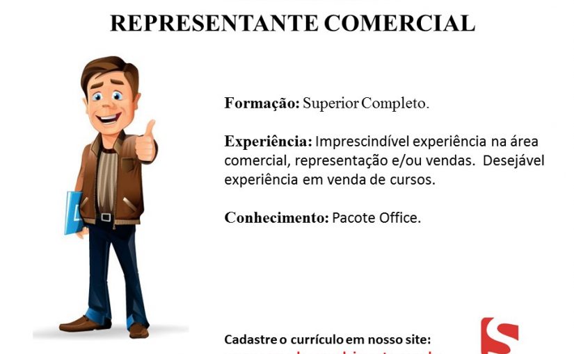 [Grupo Empregos em Brasília] Representante Comercial – 27/07/17