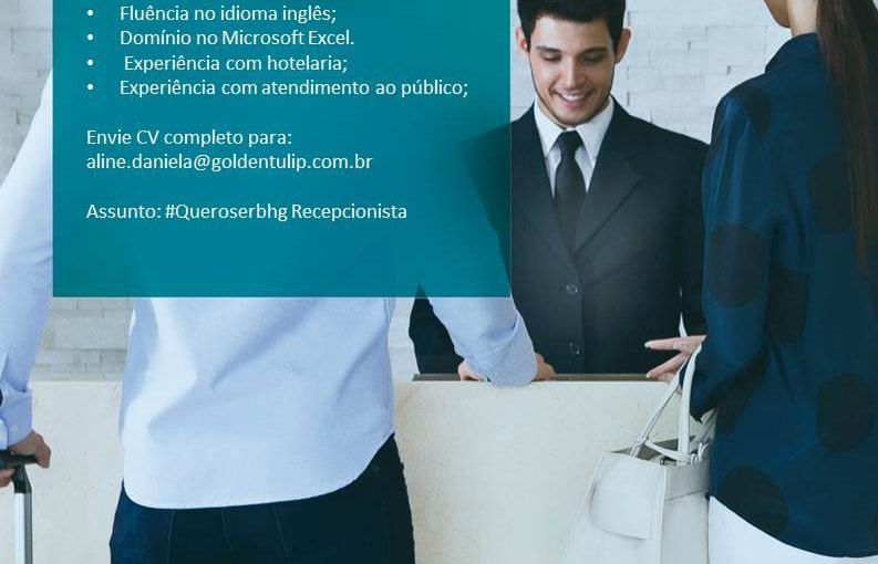 [Grupo Empregos em Brasília] Recepcionista Bilíngue – 12/07/17