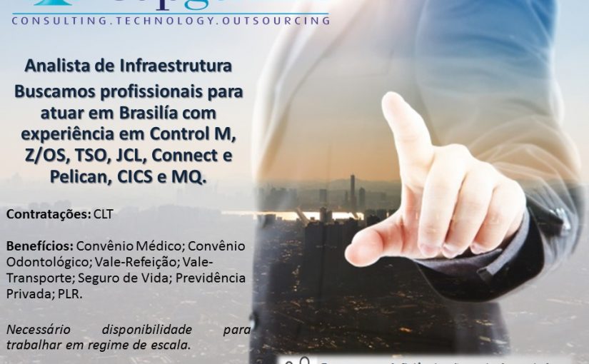 [Grupo Empregos em Brasília] Analista de Infraestrutura 19/07/17