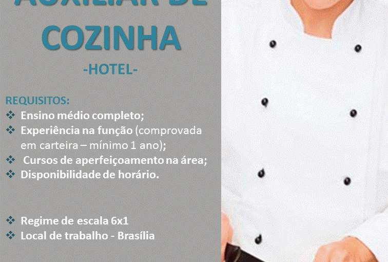 [GEBE Empregos] Aux. de Cozinha – 11/09