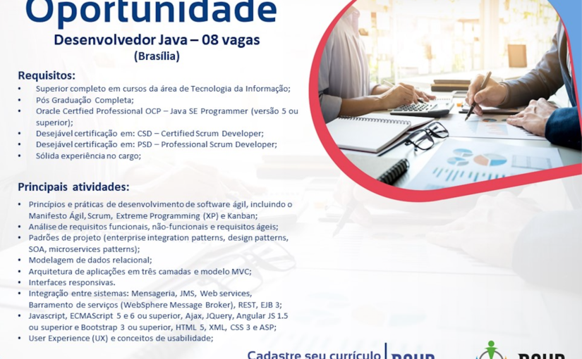 [leonardoti] OPORTUNIDADE para Desenvolvedor JAVA