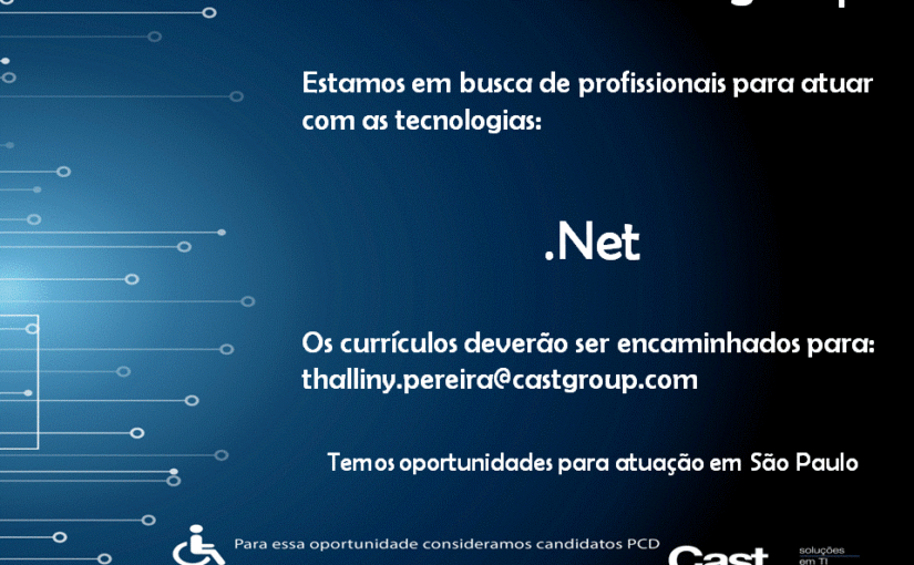 [GEBE Oportunidades] Vaga: . Net 15/08