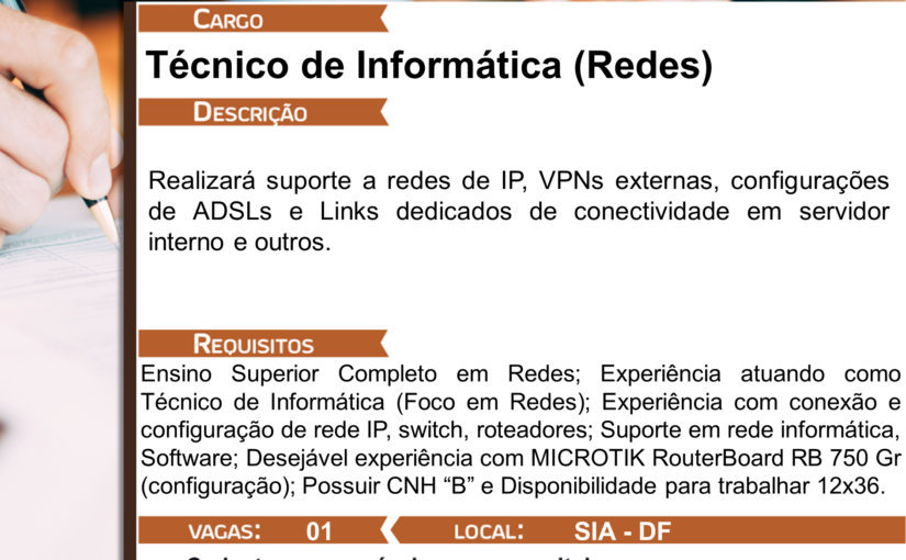 [leonardoti] Técnico de Informática (Redes)