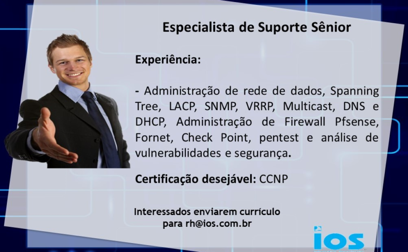 [leonardoti] Especialista de Suporte Sênior