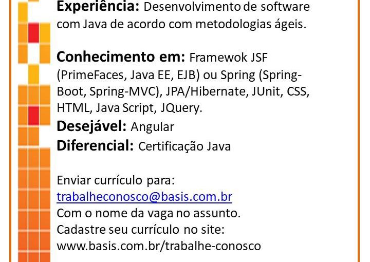 [ClubInfoBSB] Vaga – Programador Java