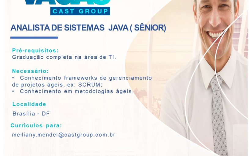 [ClubInfoBSB] ANALISTA DE SISTEMAS SR – CASTGROUP