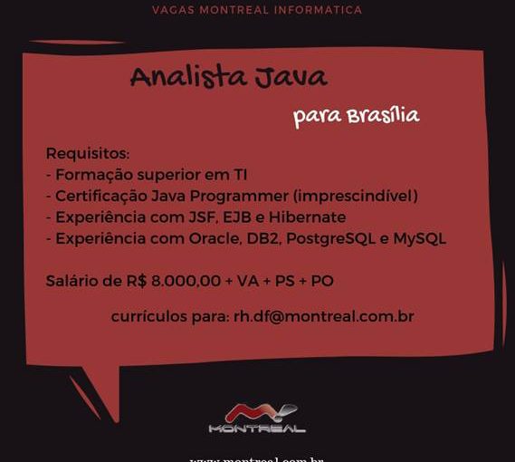 [ClubInfoBSB] Oportunidade Java