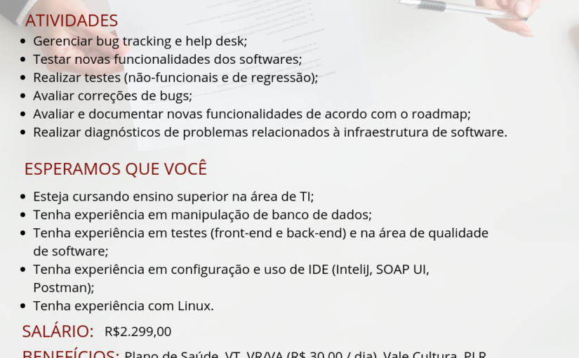 [ClubInfoBSB] Assistente de Testes