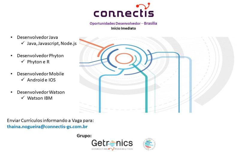 [ClubInfoBSB] Connectis – Vagas Desenvolvedores – Início imediato em Brasília