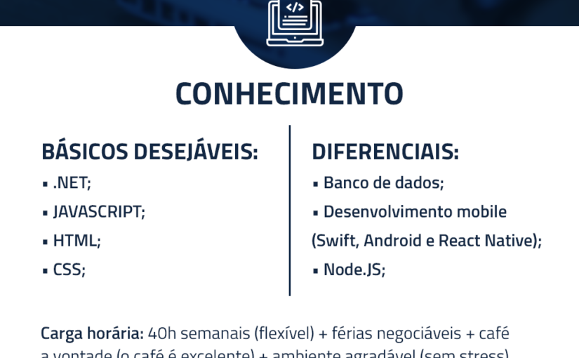 [ClubInfoBSB] Happe – Desenvolvedor .Net