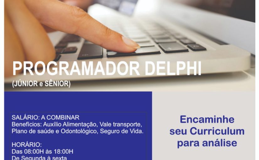 [ClubInfoBSB] VAGA PROGRAMADOR DELPHI