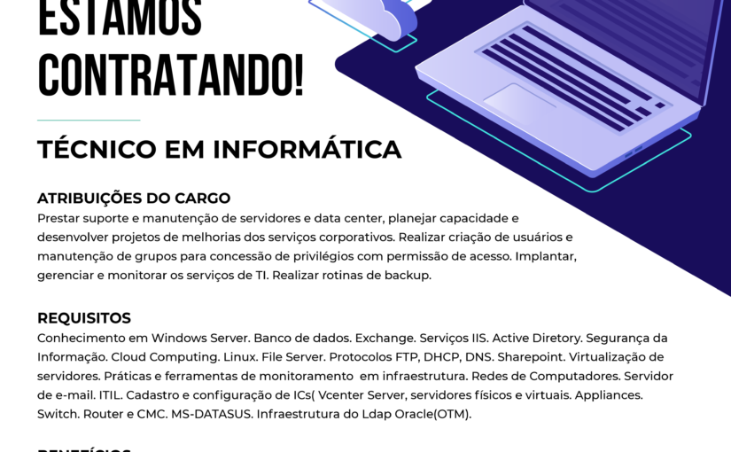 [ClubInfoBSB] Oportunidade – Técnico em informática