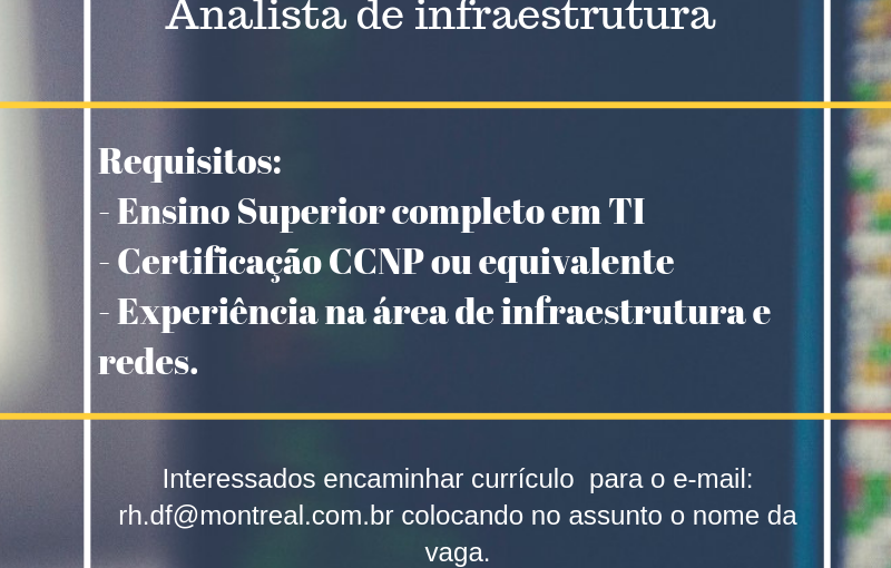 [ClubInfoBSB] Analista de Infraestrutura