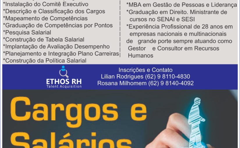 [ClubInfoBSB] Curso de Implantação de Cargos e Salários.