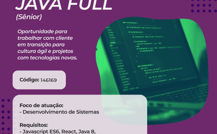 [leonardoti] Oportunidades JAVA FULL- Mirante Tecnologia