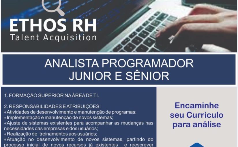 [ClubInfoBSB] Vaga Analista Programador Goiânia