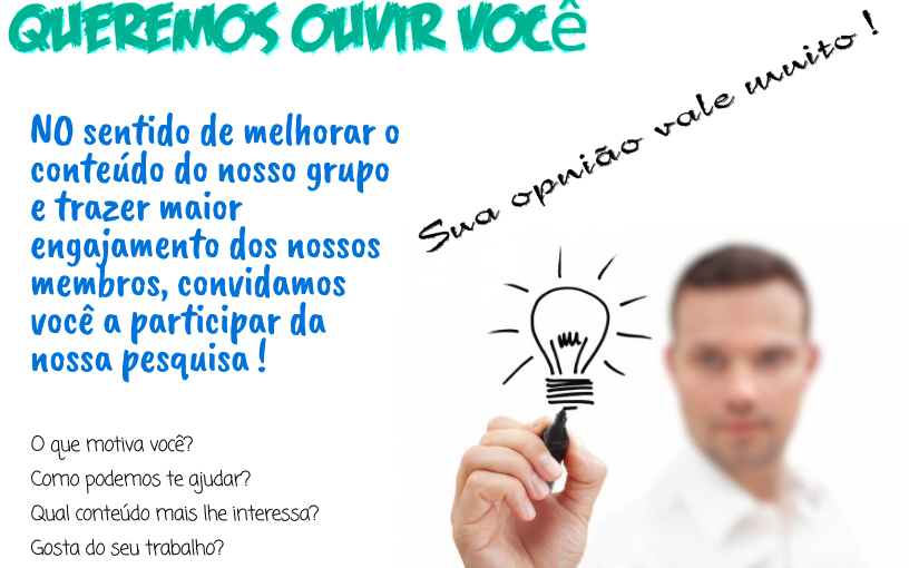 [ClubInfoBSB] Participe – Queremos Ouvir Sua Opinião !