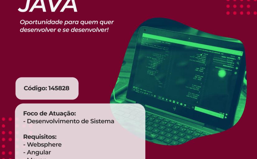 [GEBE Oportunidades] Oportunidades para Desenvolvedor Java – Mirante Tecnologia