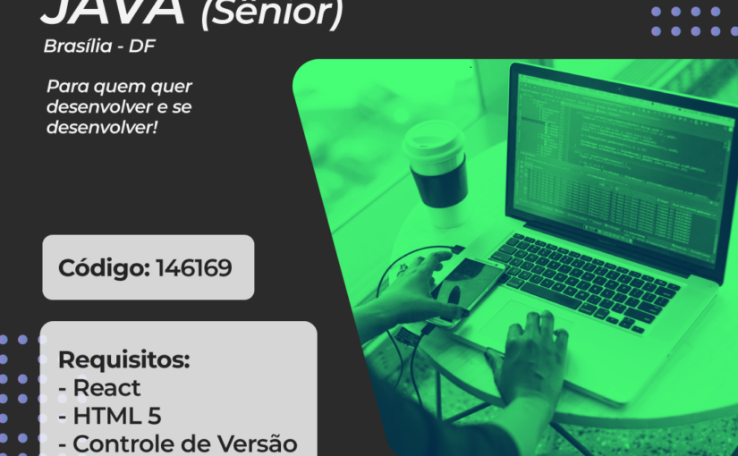 [leonardoti] Oportunidade para Desenvolvedor Java (3)  – Mirante Tecnologia