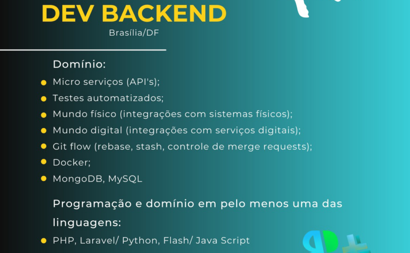 [ClubInfoBSB] Vaga Desenvolvedor Backend