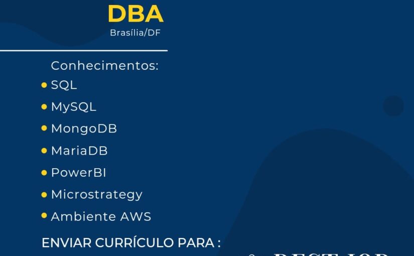 [ClubInfoBSB] Vaga DBA