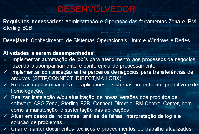 [leonardoti] >>> OPORTUNIDADE DESENVOLVEDOR <<<