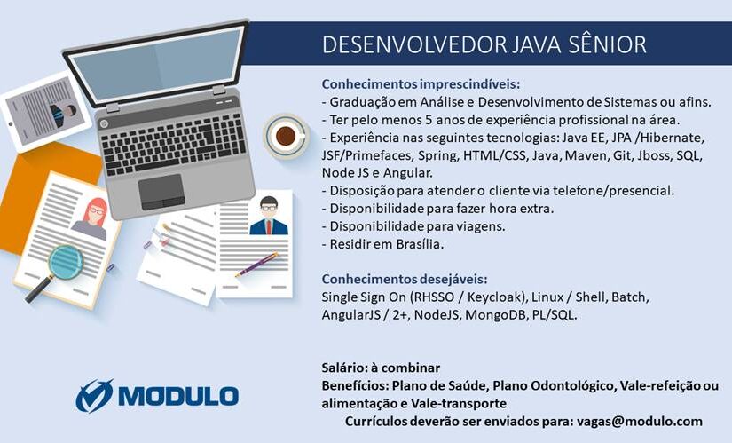 [ClubInfoBSB] Vaga – Desenvolvedor Java Sênior