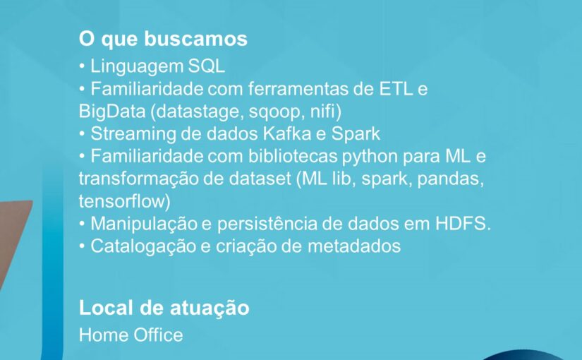 [ClubInfoBSB] Vaga Especialista de Dados – Home Office, Candidate-se no link e venha transformar negócios com a gente! https://lnkd.in/efCK9ajB