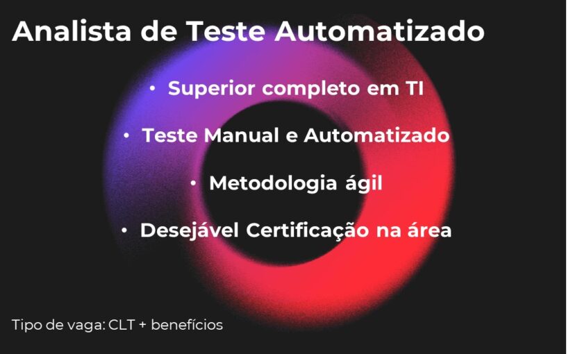 [ClubInfoBSB] Analista de Teste Automatizado