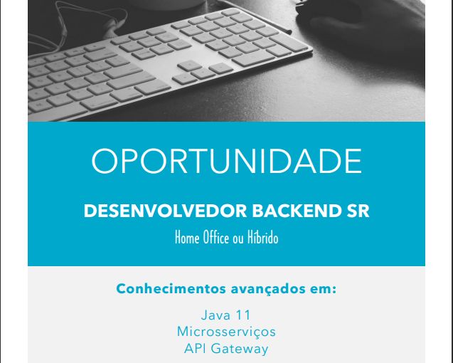 [ClubInfoBSB] Desenvolvedor Backend Sênior – Cód: 1CPBEURABO