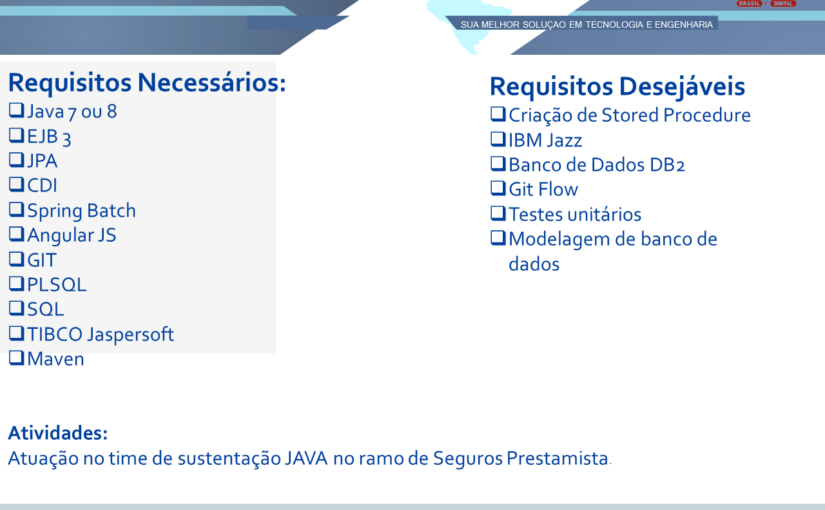 [leonardoti] OPORTUNIDADE DESENVOLVEDOR FULL STACK PLENO HOME OFFICE