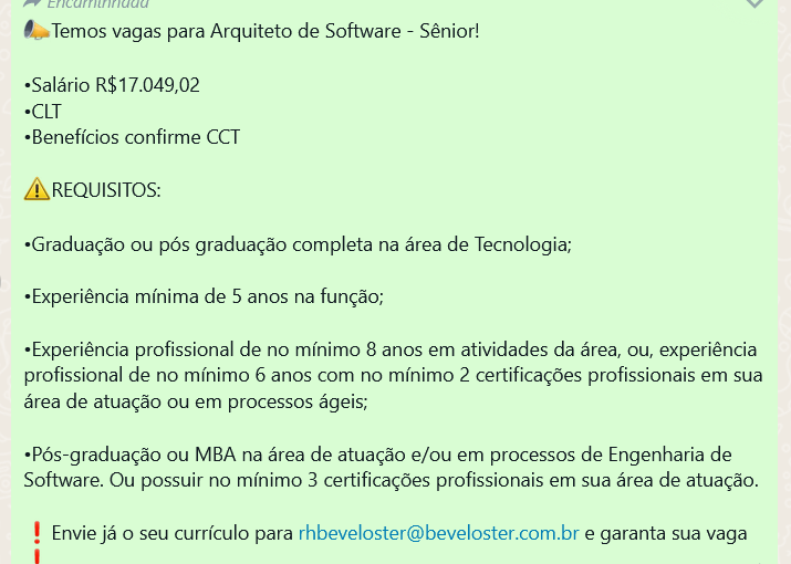 [ClubInfoBSB] Arquiteto de Software – SR