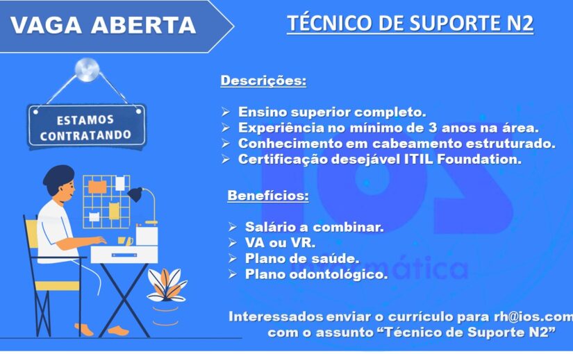 [leonardoti] Vaga Técnico de Suporte N2 / Brasília