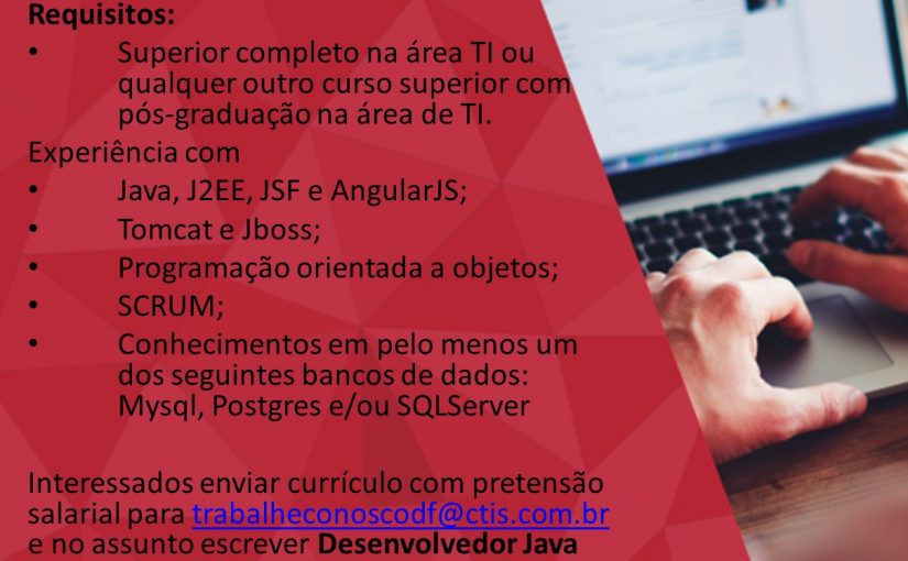 [leonardoti] Divulgação CTIS vaga Desenvolvedor Java