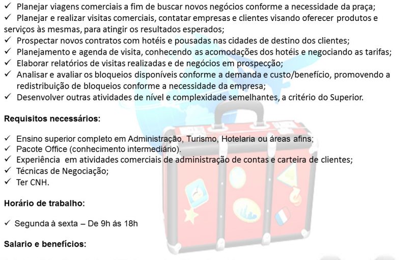 [Grupo Empregos em Brasília] EXECUTIVO DE CONTAS 24/11/16