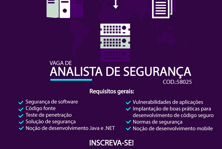 [Grupo Empregos em Brasília] Oportunidade para Analista de segurança – 29/11/16