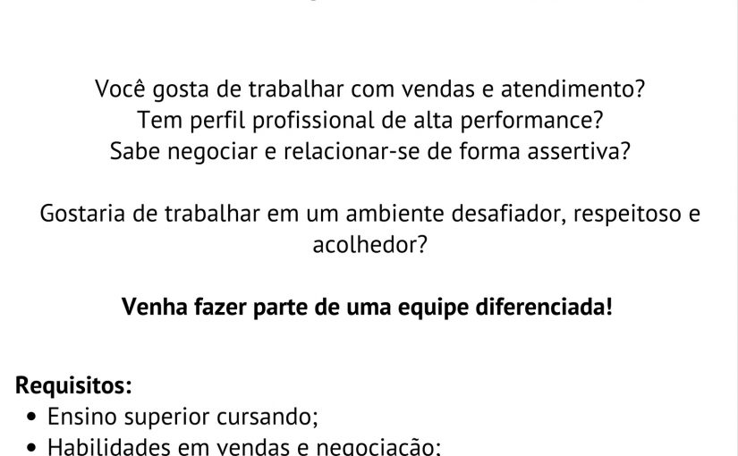 [Grupo Empregos em Brasília] ALBANY CLASSIC RECURSOS HUMANOS – VAGA VENDEDOR REDE HOTELEIRA – 20/12/16