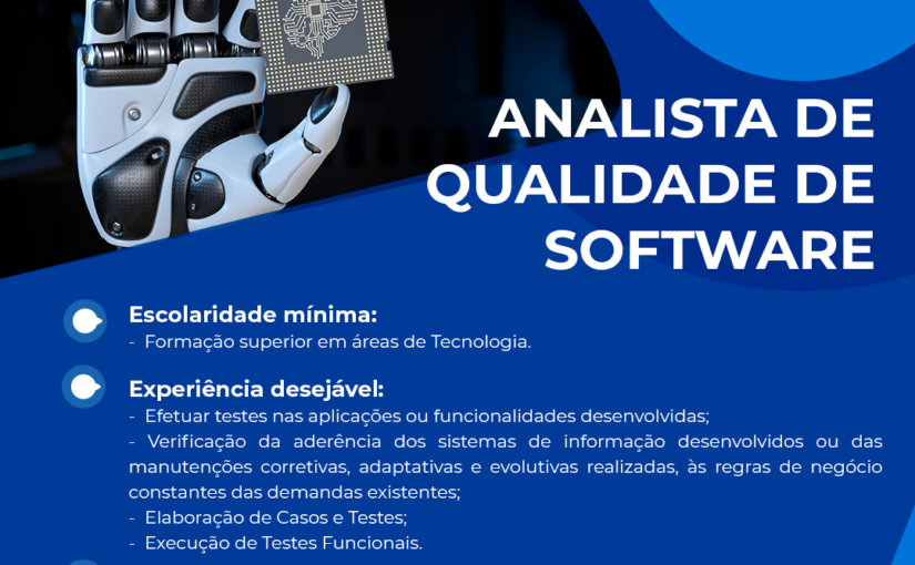 [ClubInfoBSB] Vaga – Analista de Qualidade de Software